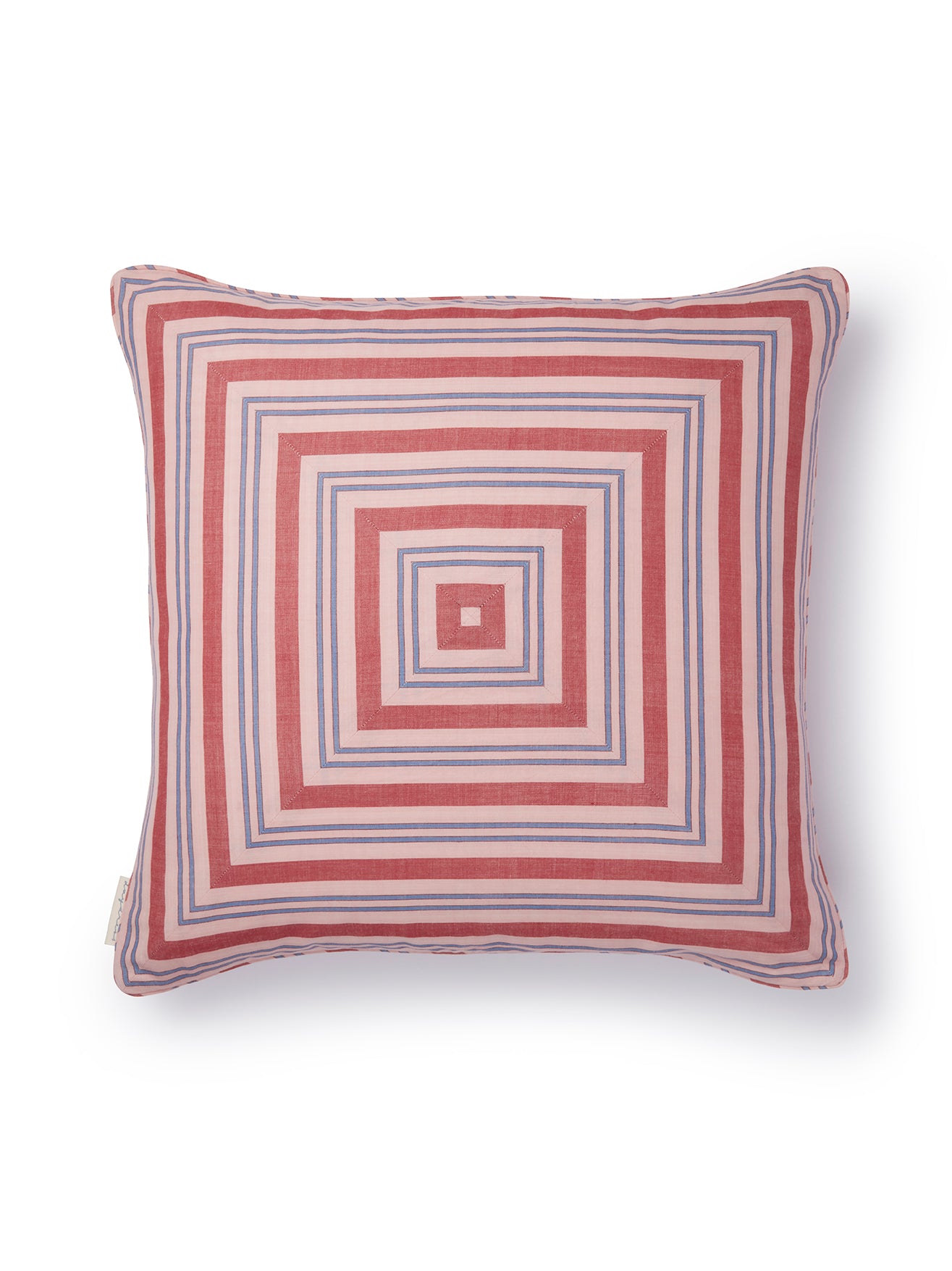 Cushion Cover, Pink Handloom Stripe 50 x 50cm - Main Image