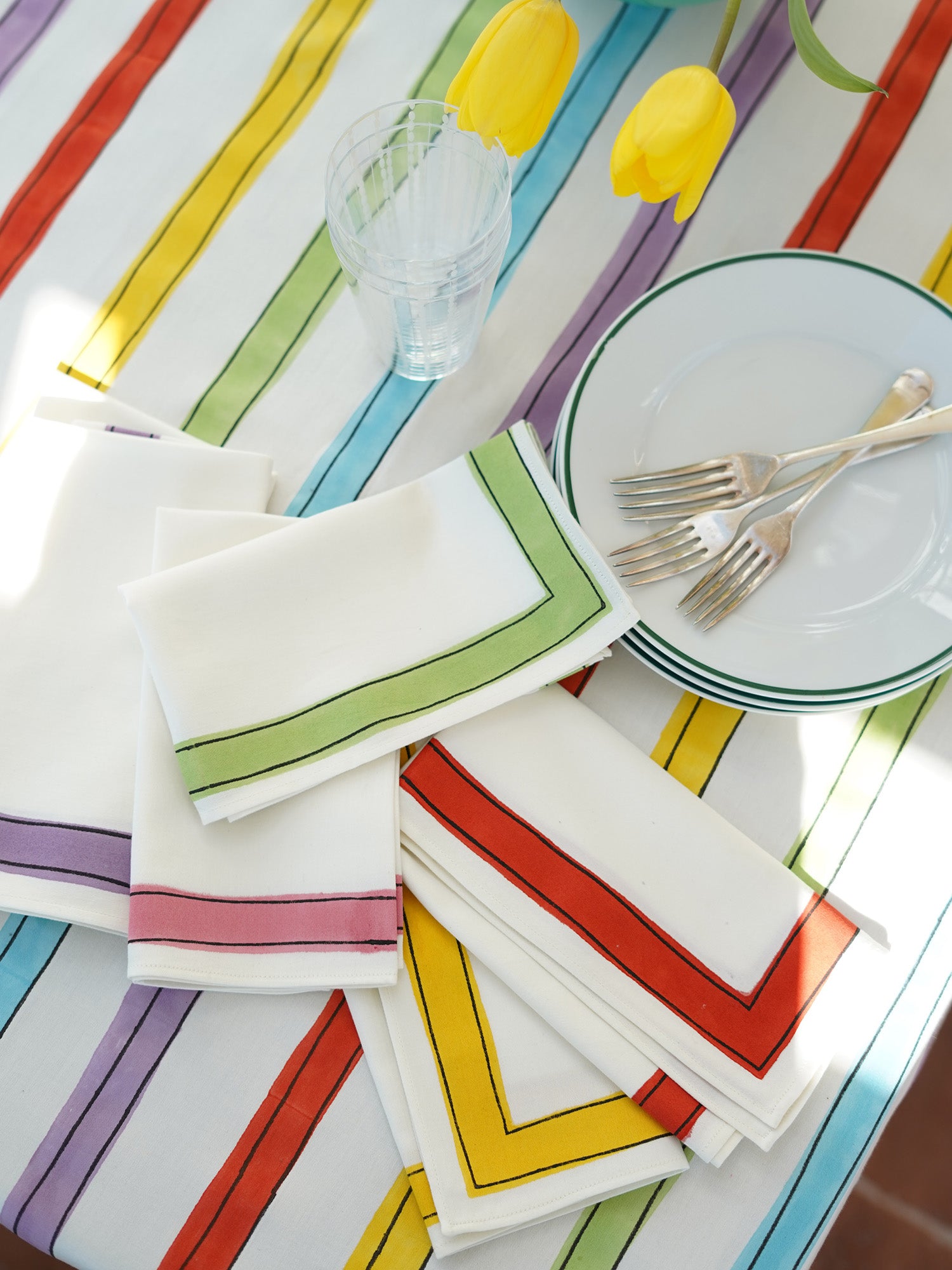BLOCK PRINTED TABLE LINEN – Daydress