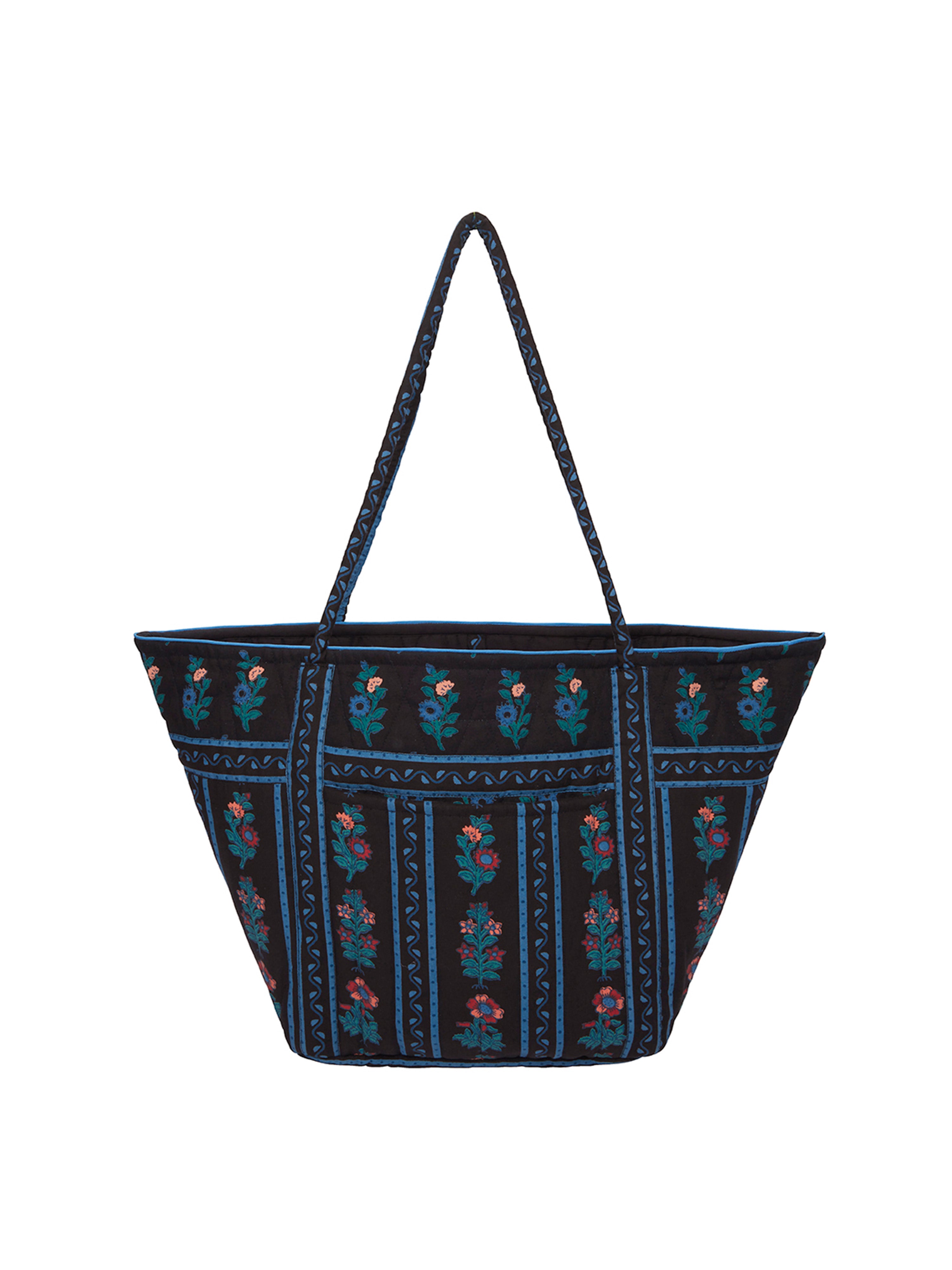 Basket Bag in Winter Sunflower