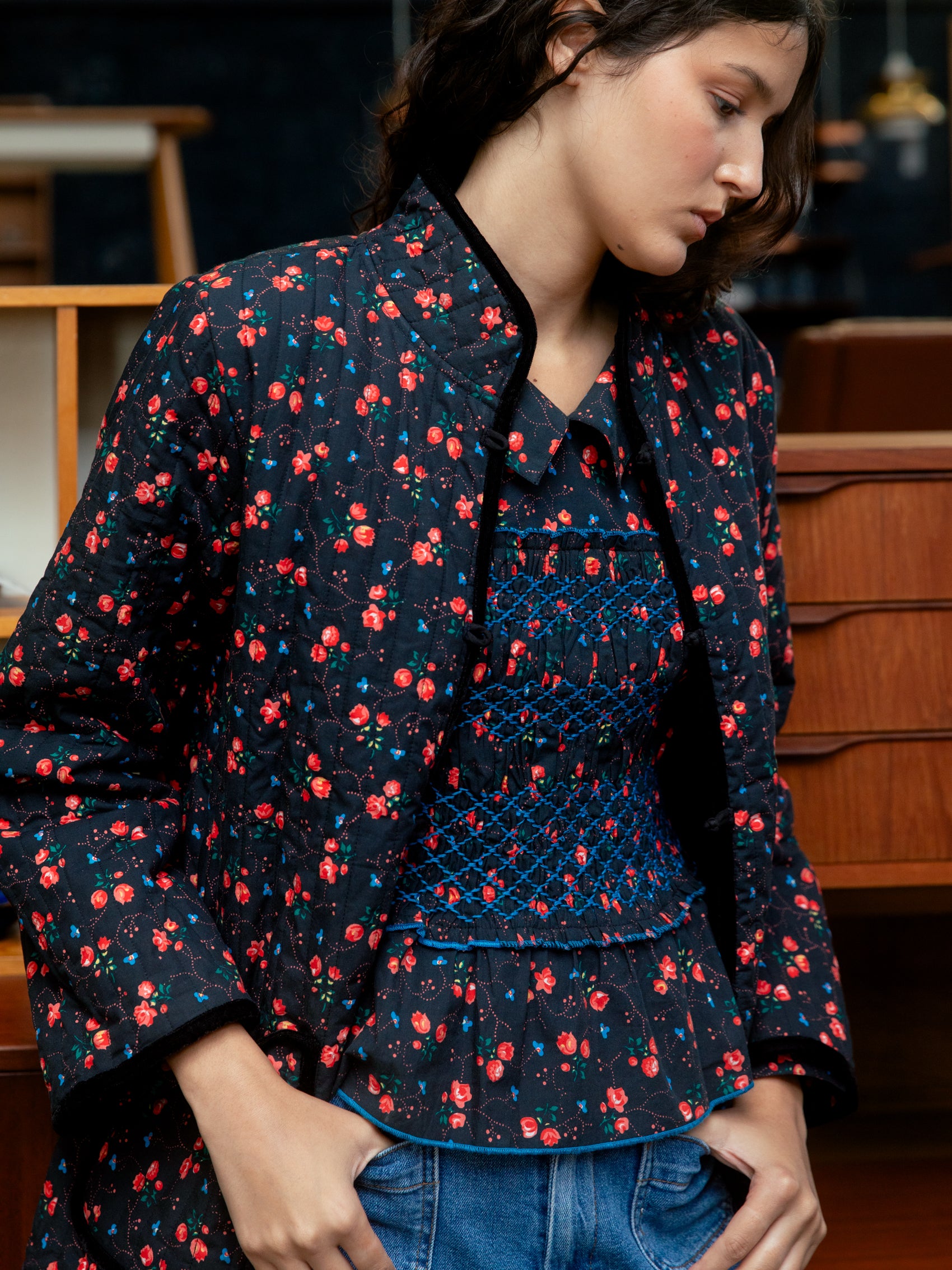 Quilted Jacket in Manon