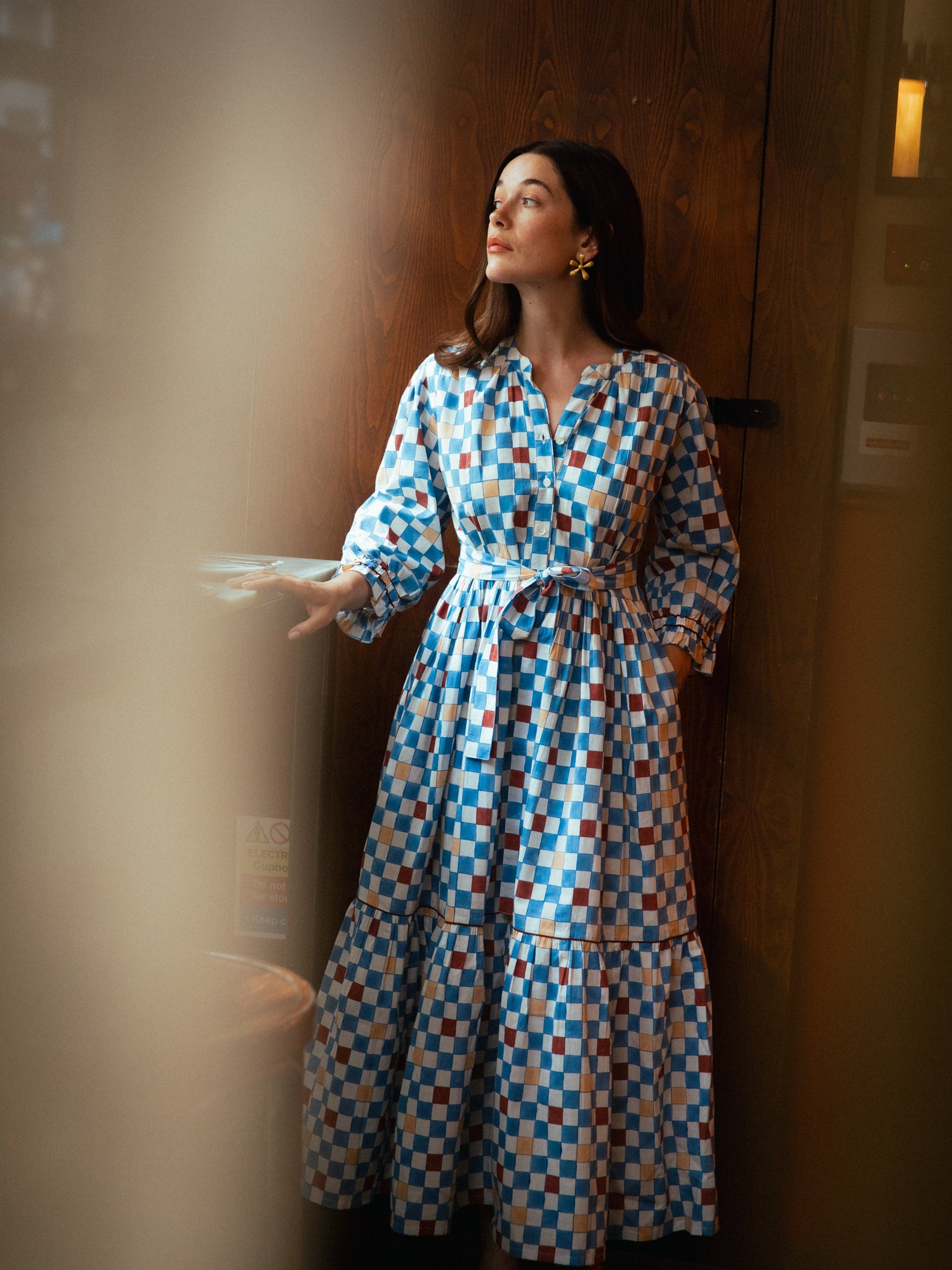 Colette Dress in Chequers