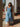 Ines Dress in French Blue Polka