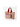 Canvas Striped Tote in Poppy Red